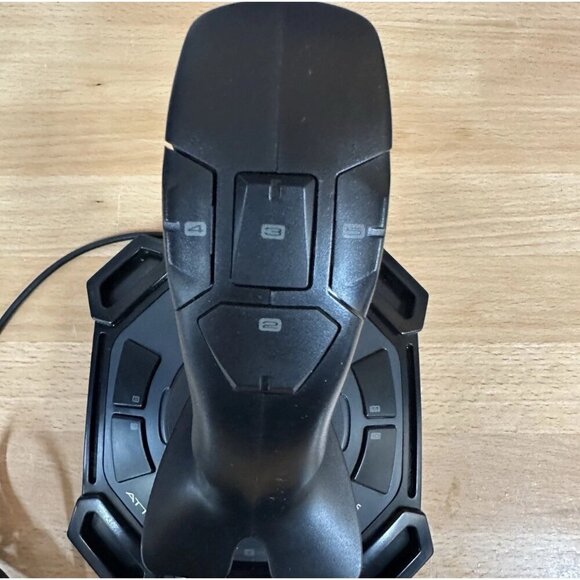 Logitech Attack 3 Gaming Joystick PC USB ATK3 Flight Stick Simulator L21 - Picture 4 of 6